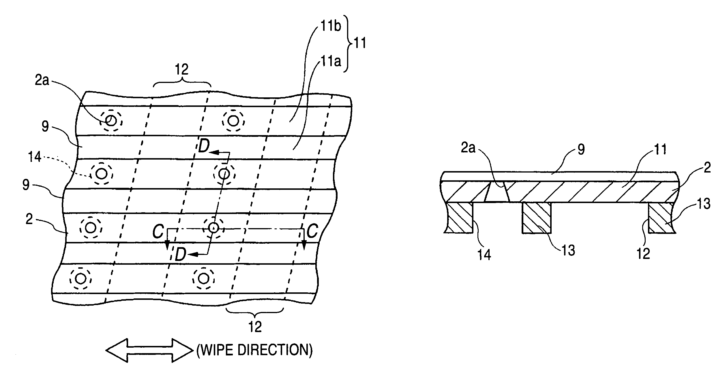 Liquid droplet ejection head, apparatus for ejecting liquid droplet, and method of producing liquid droplet ejection head