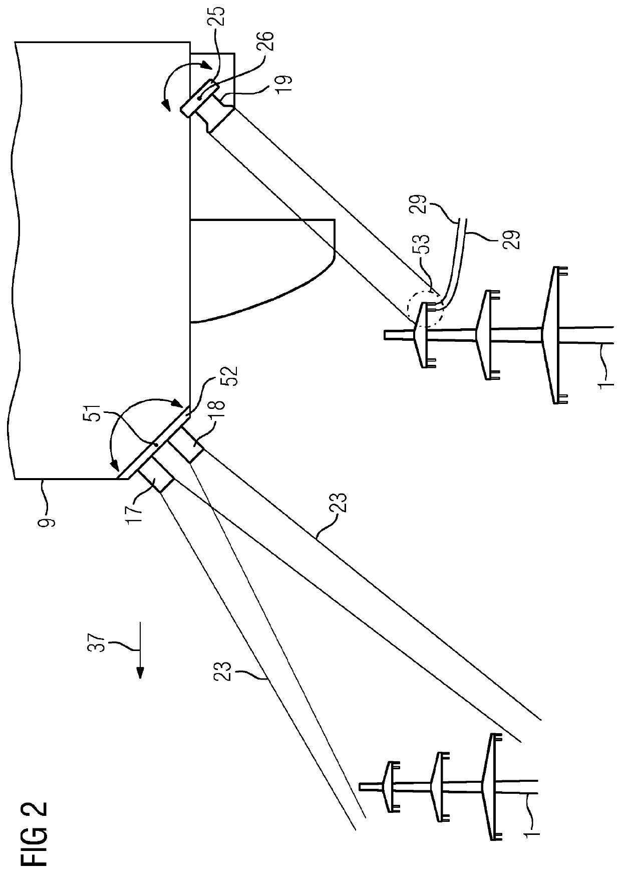 Method and arrangement for condition monitoring of an installation with operating means