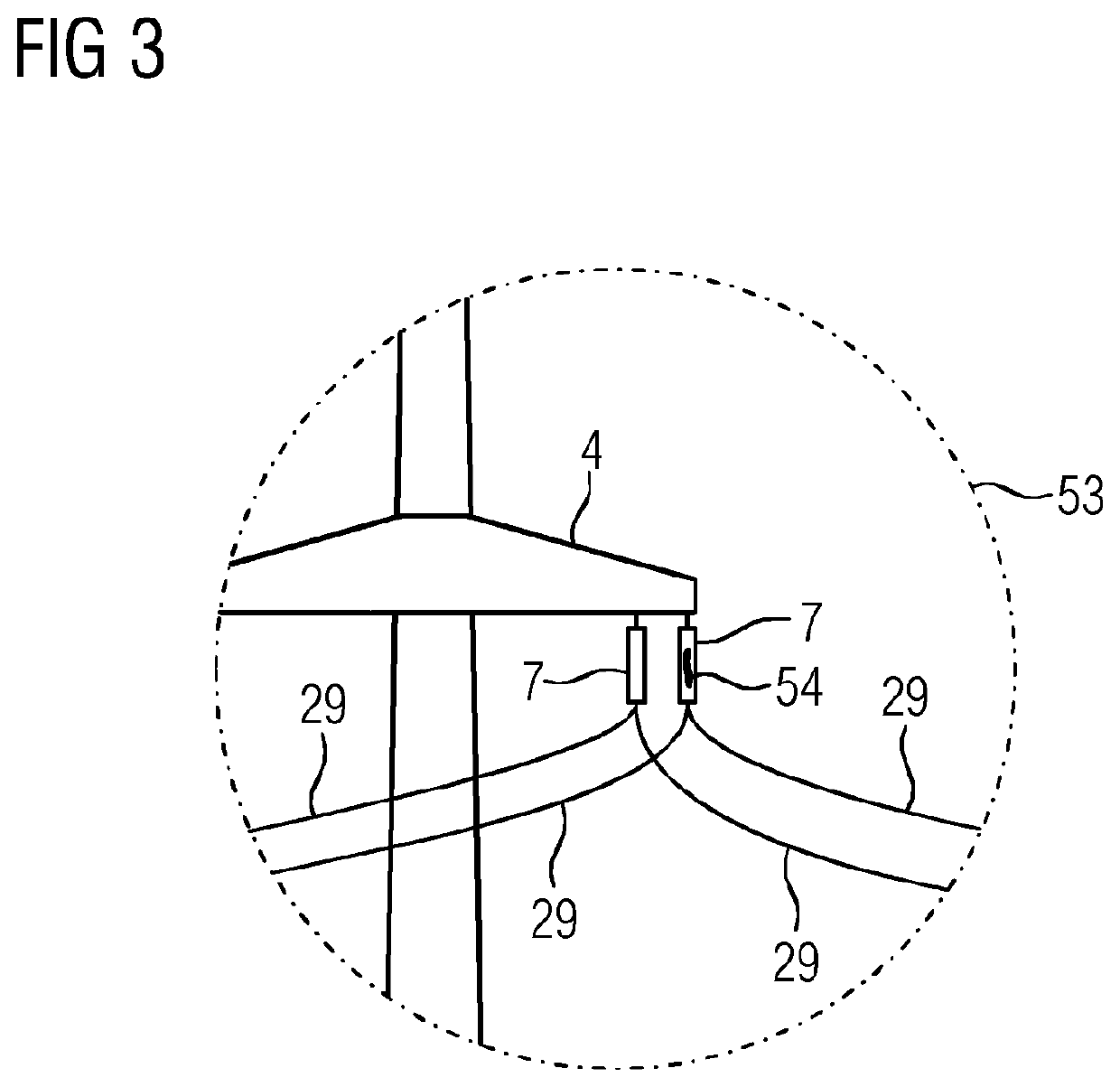 Method and arrangement for condition monitoring of an installation with operating means