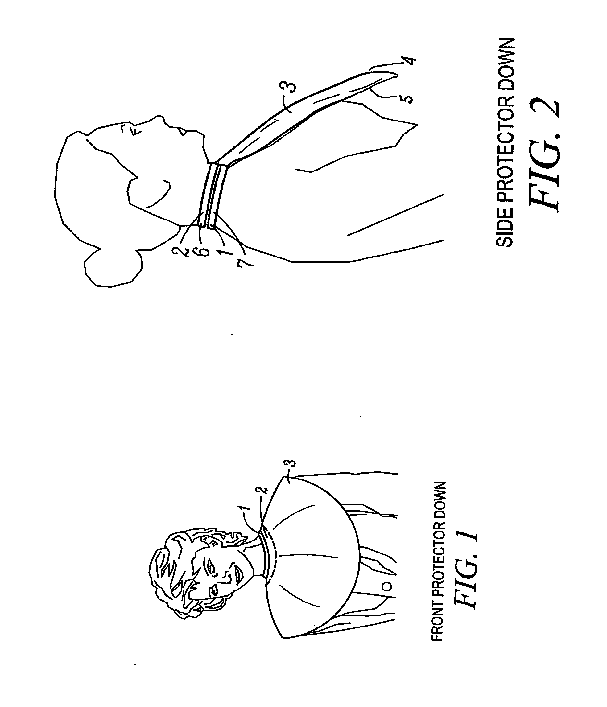 Garment and head protector and methods of use