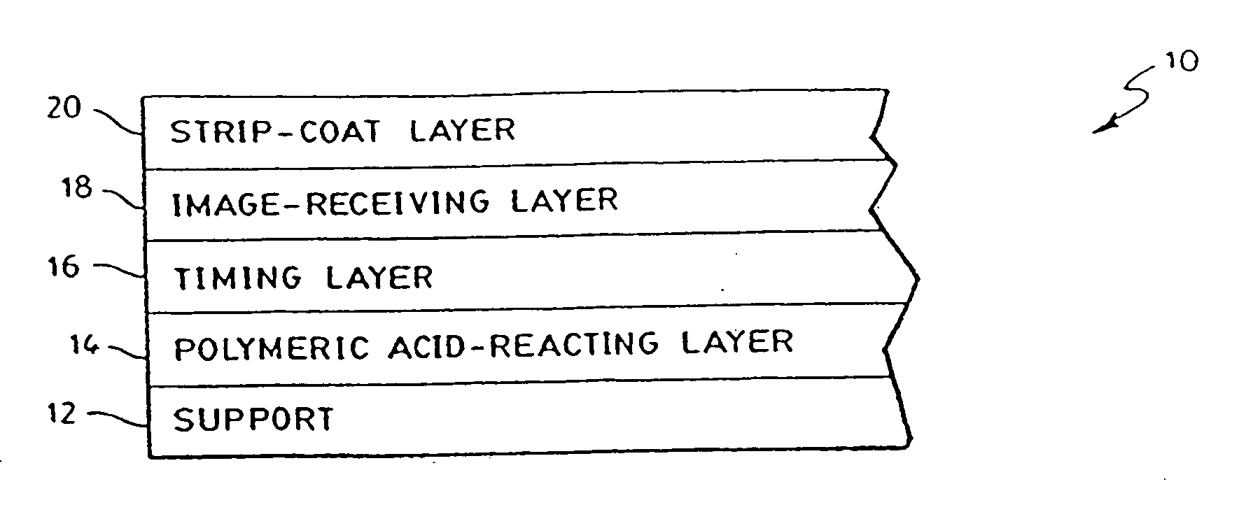 Image-receiving element