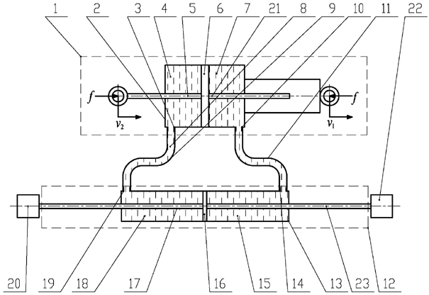 Hydraulic inert container device