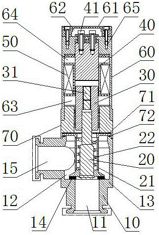 Energy-saving high-vacuum electromagnetic valve with counting function