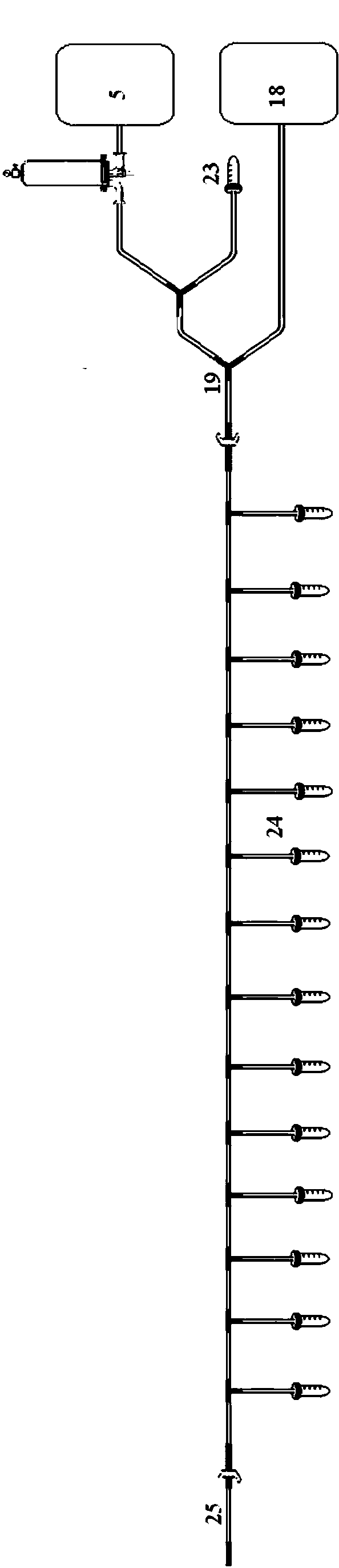 Operation pipe system for cell factory and application thereof