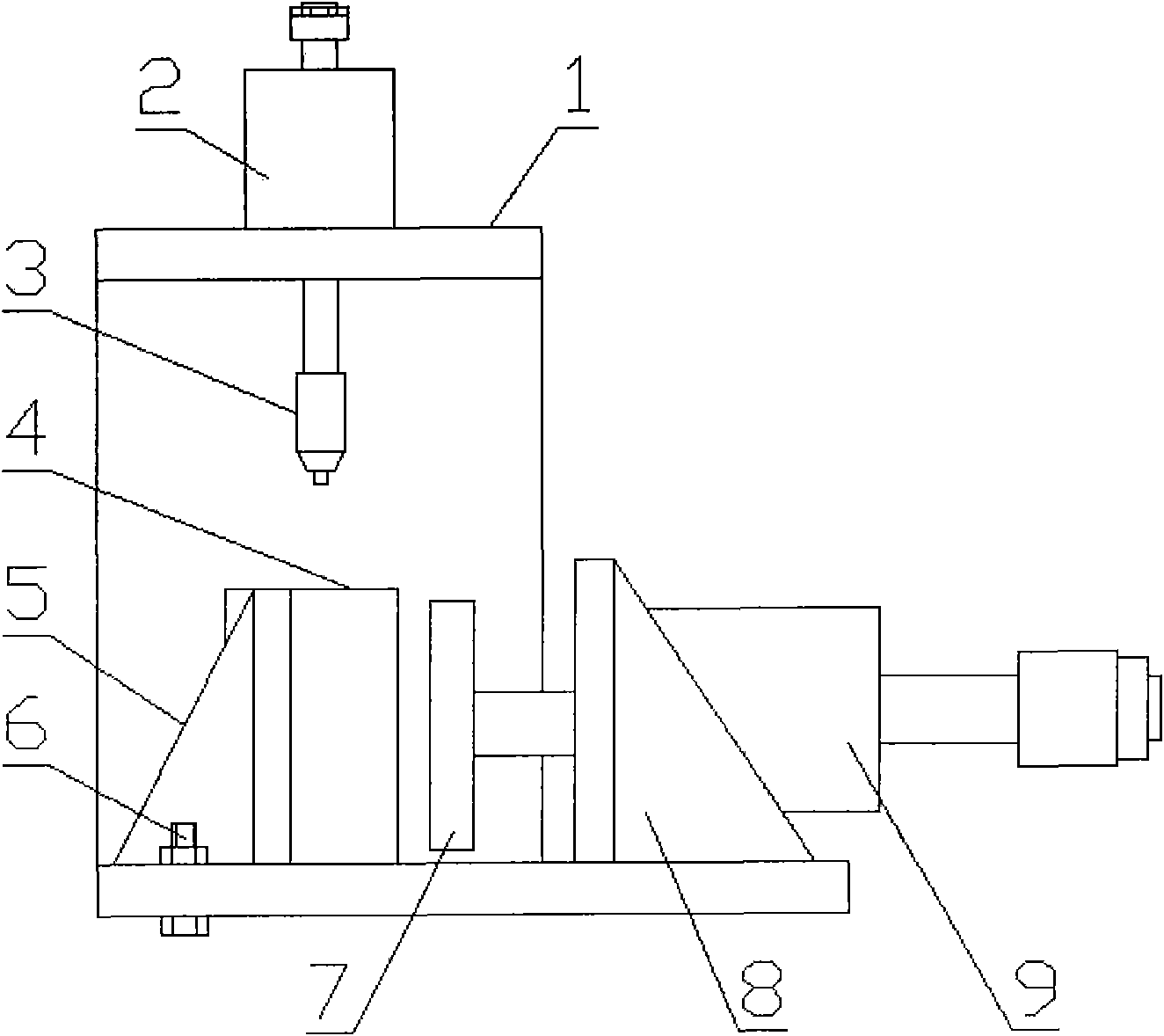 Device for sealing steel balls in battery shells