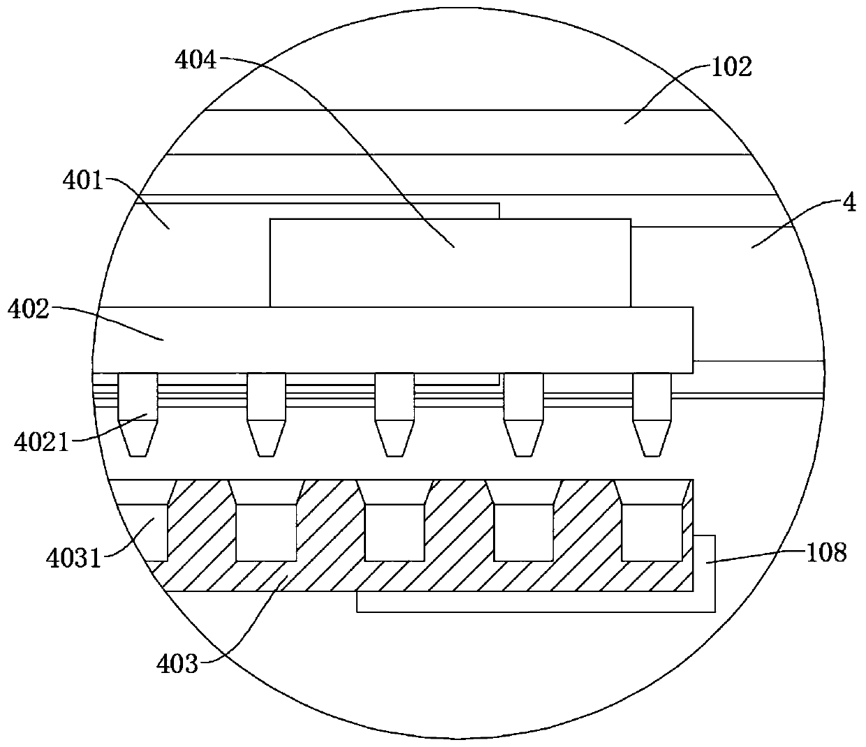 Forestry engineering seedling raising device