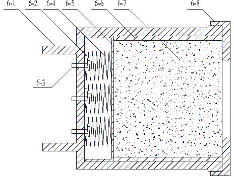 Rock drilling simulation test device and method for determining pressure and torque of test pole