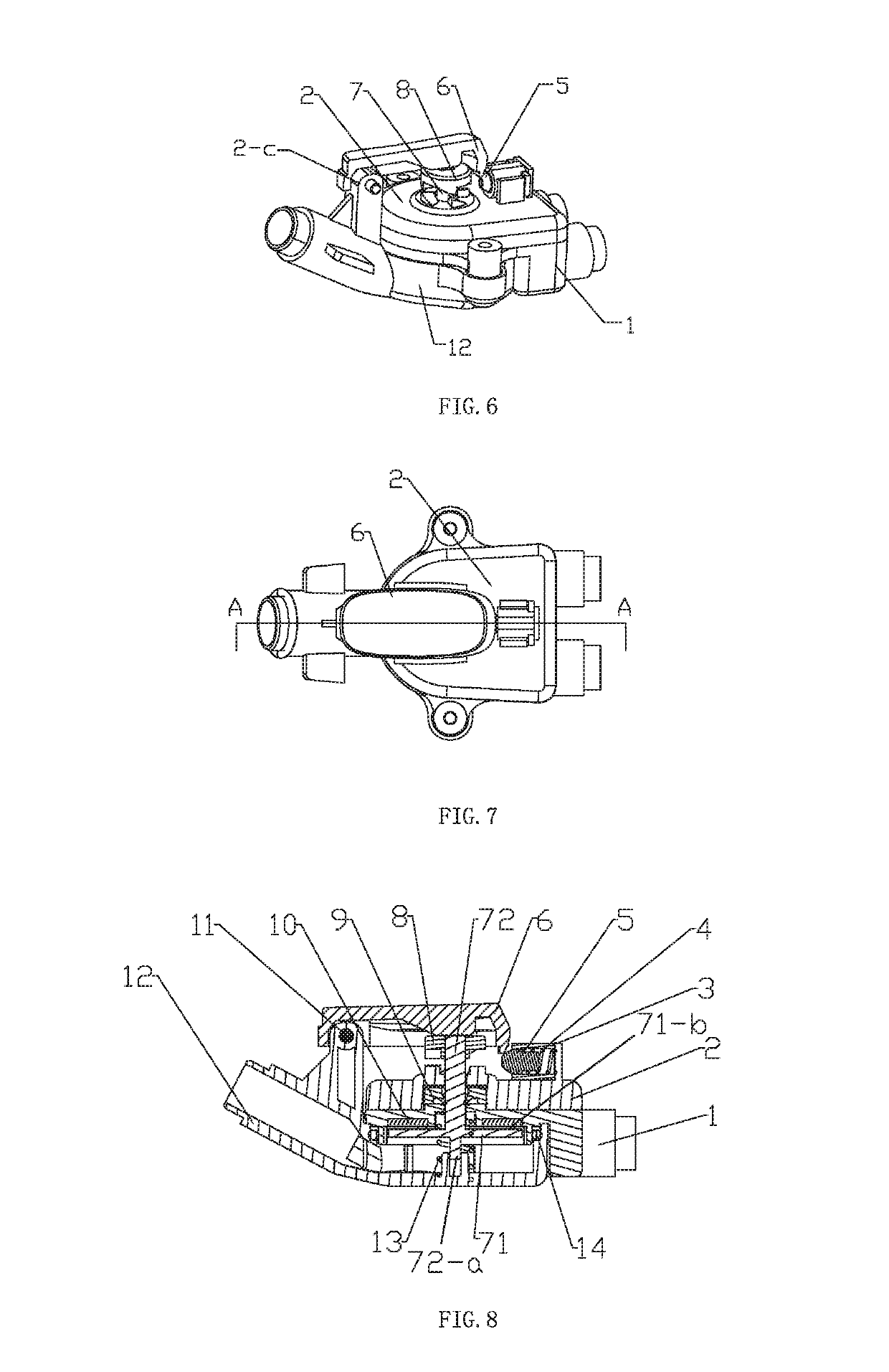 Pressing waterway switch device and shower head