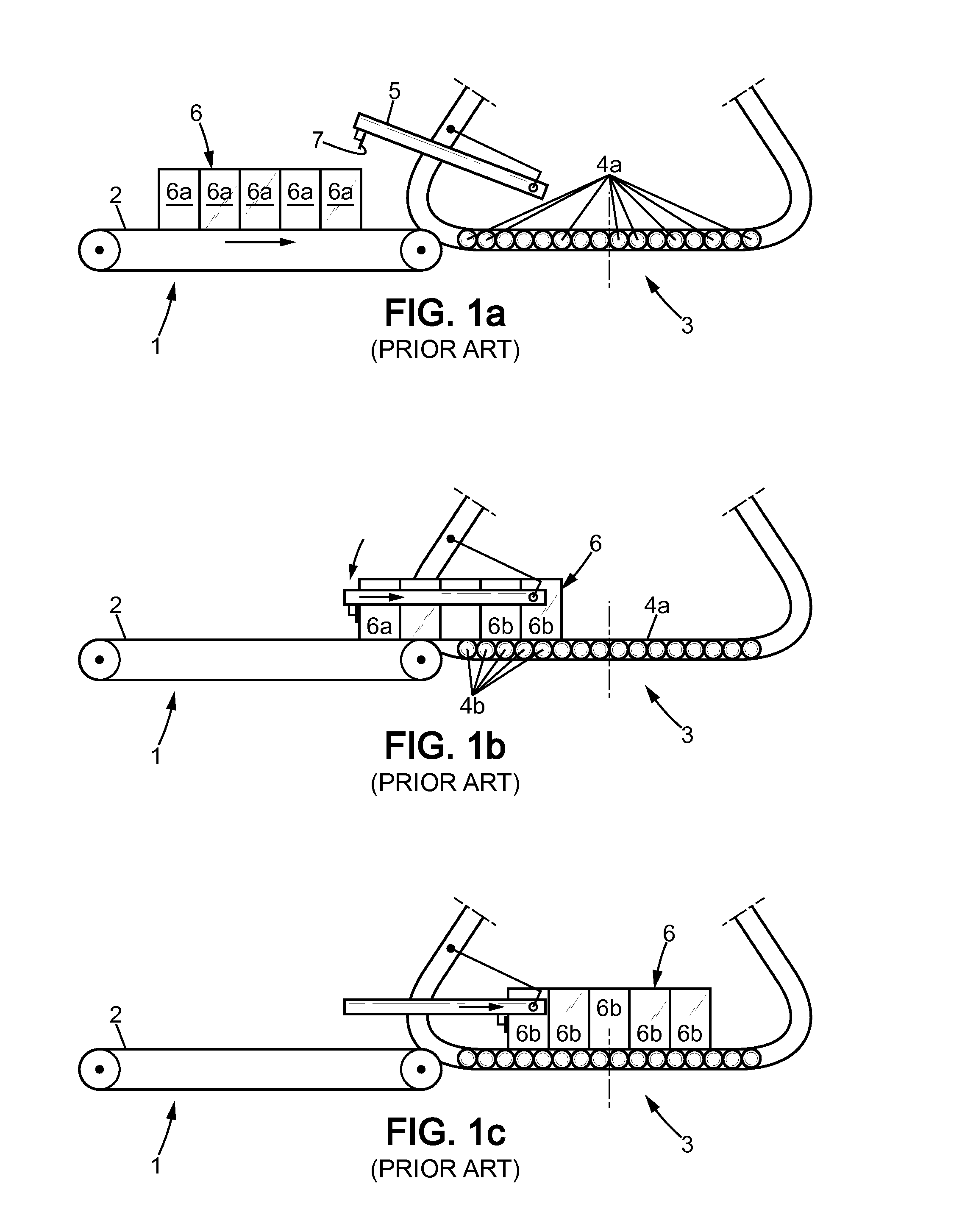 Palletizer, palletizing method, and transfer of a layer of objects by palletizer from a conveyor to a layer depositing tool