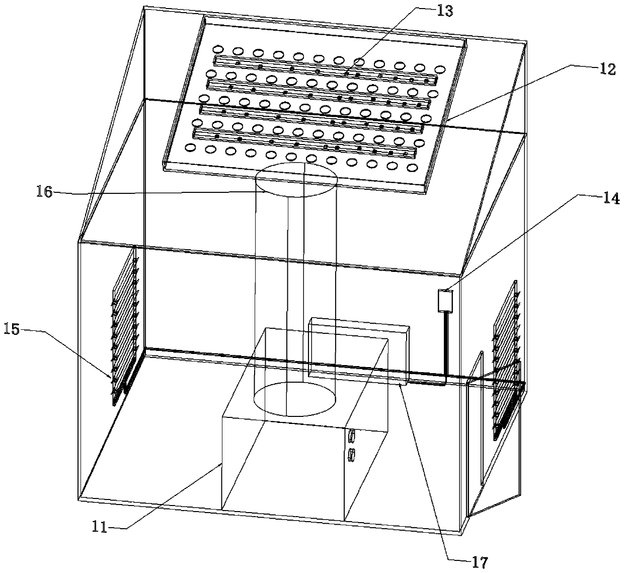 Air source heat pump energy-saving sunlight room and control method thereof