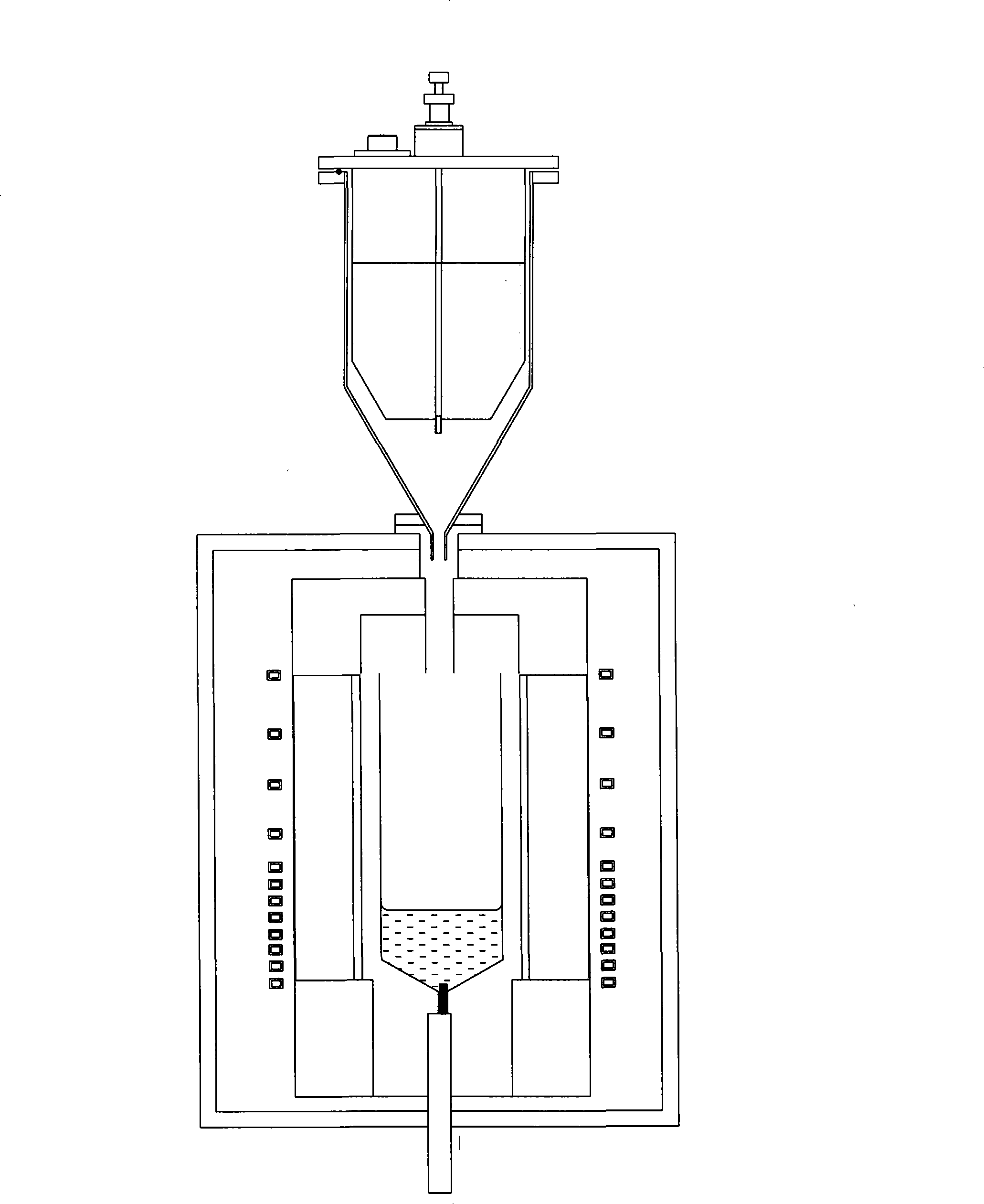 Novel technology for growth of yttrium-aluminum garnet crystal and equipment thereof