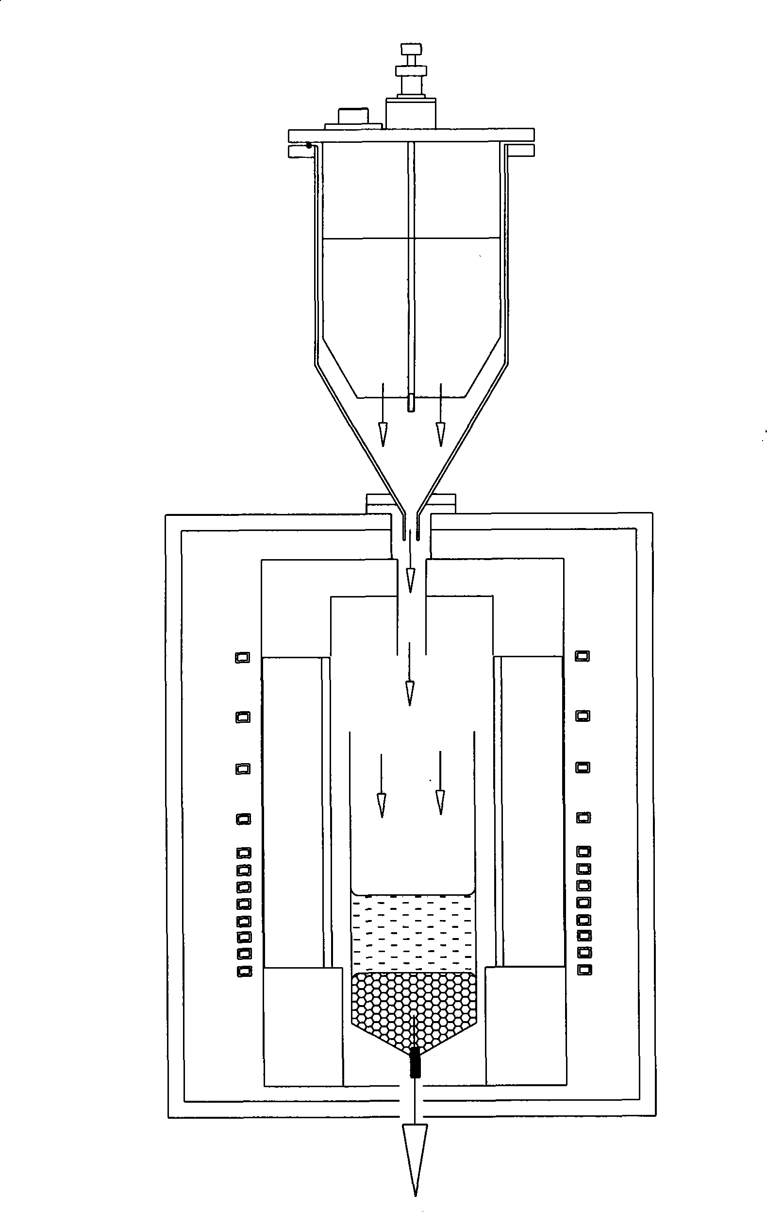 Novel technology for growth of yttrium-aluminum garnet crystal and equipment thereof