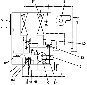 Energy-saving variable working condition air-conditioning system with precisely adjustable whole range and control method thereof