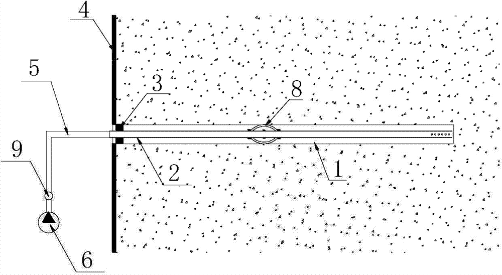 High-low pressure integrated roadway grouting reinforcement method