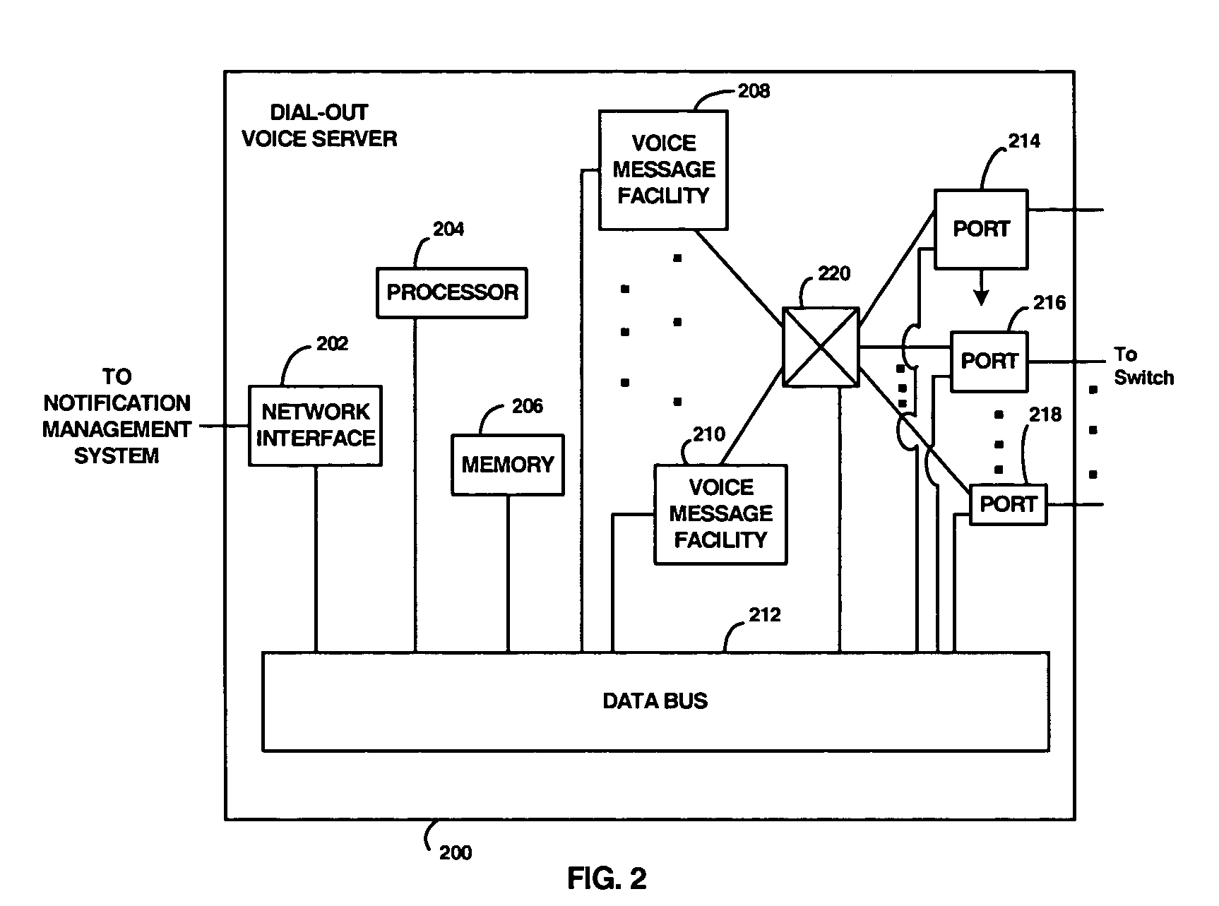 Dial-out voice notification system