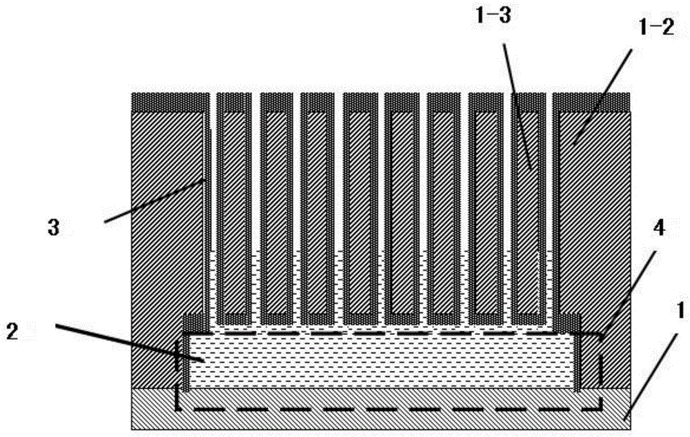 A capacitive temperature sensor