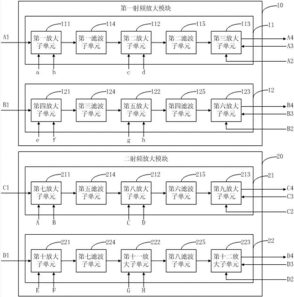 Microwave frequency conversion circuit and microwave frequency converter