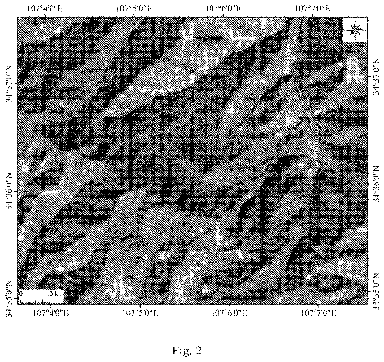 Geological linear body extraction method based on tensor voting coupled with hough transformation