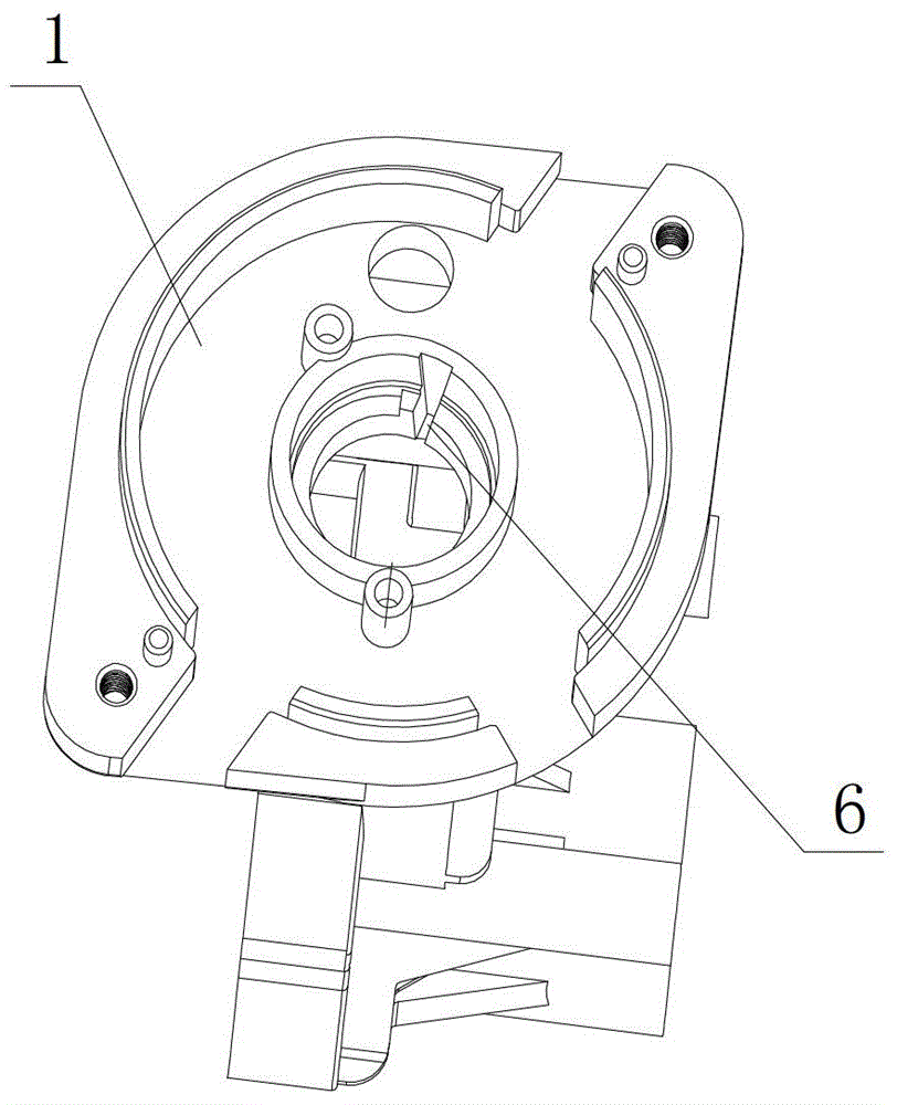 An automatic control device for axial movement of wiper motor