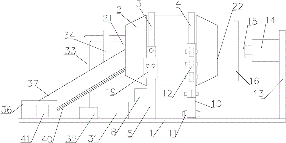 Cement mixer capable of realizing automatic feeding and accurate discharging