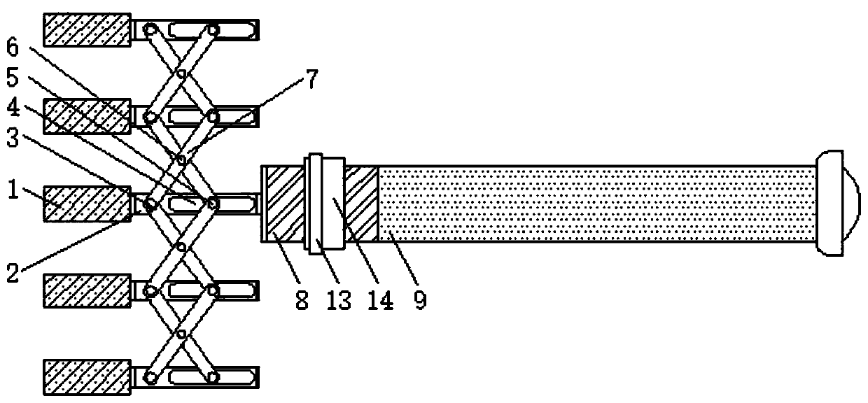 Drag hook device with convenience in use for thoracic surgery