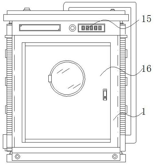 Medical protective clothing sealing performance detection equipment