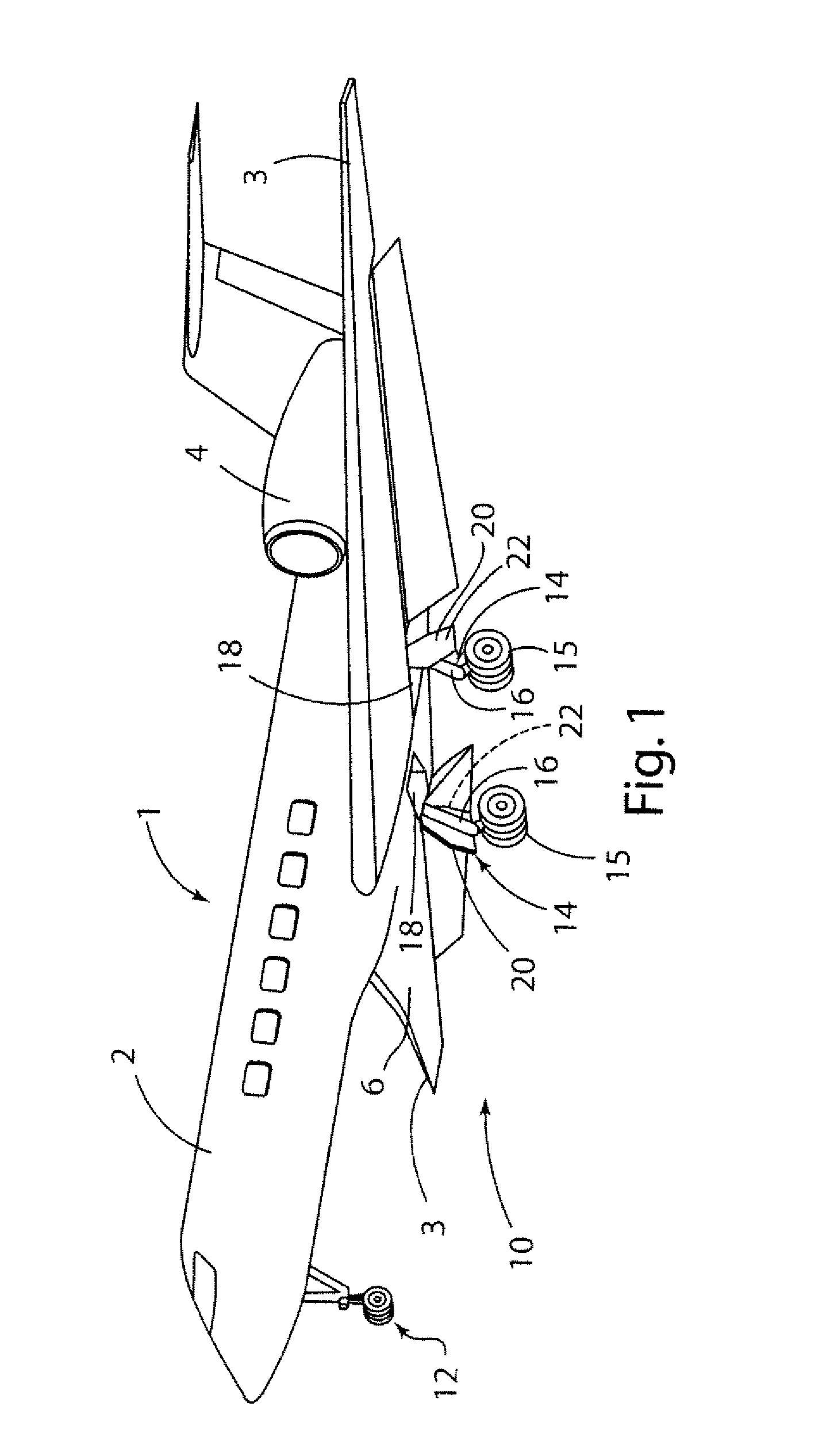 Landing gear door liners for airframe noise reduction