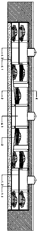 Staggered parking garage