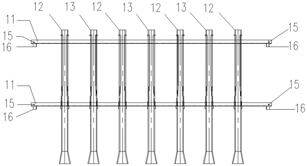 Lifting and transverse moving garage car frame and garage