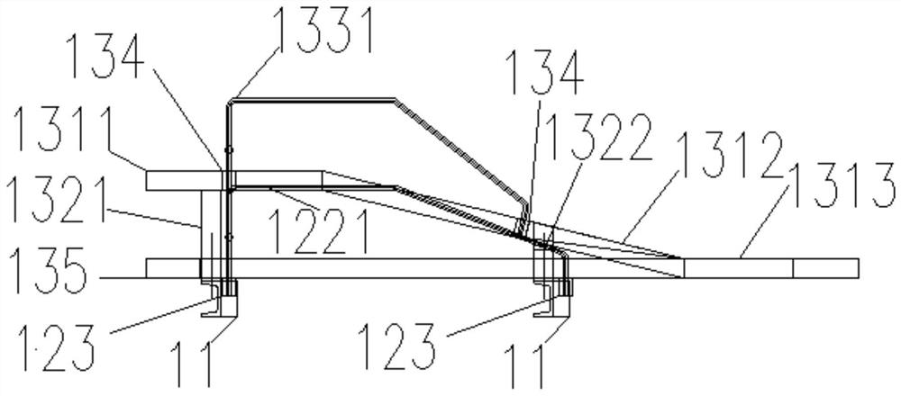 Lifting and transverse moving garage car frame and garage