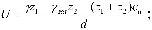 Predication method for depositing length of gushing mud in water-bursting and mud-bursting hole of tunnel