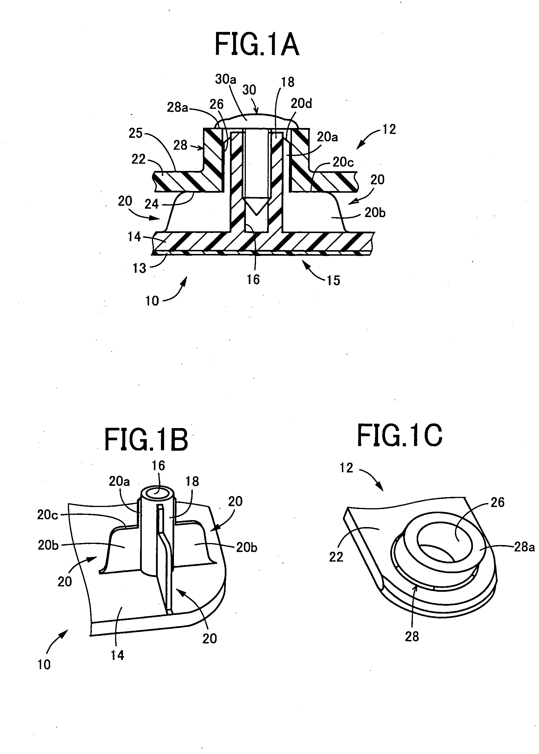 Member mounting structure