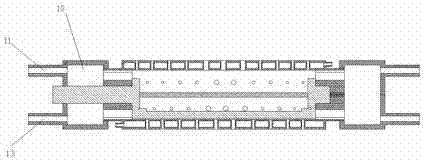 Processor mounting component capable of bidirectionally exhausting air