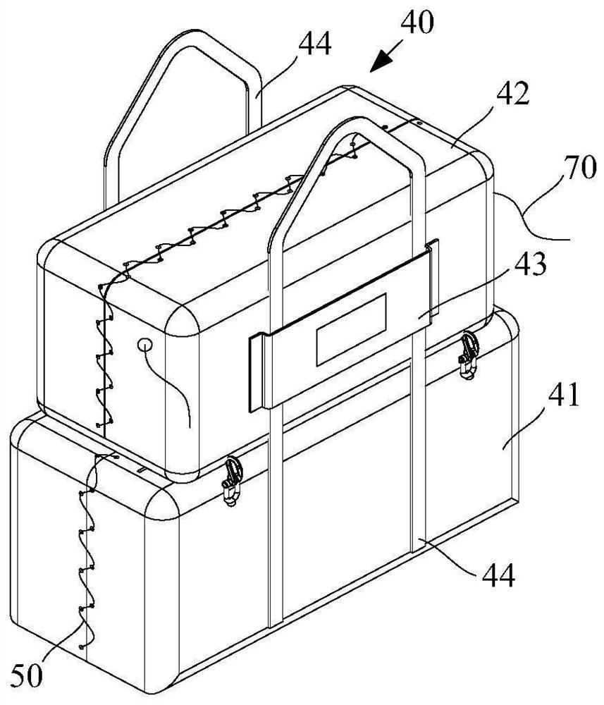 Inflatable lifesaving platform