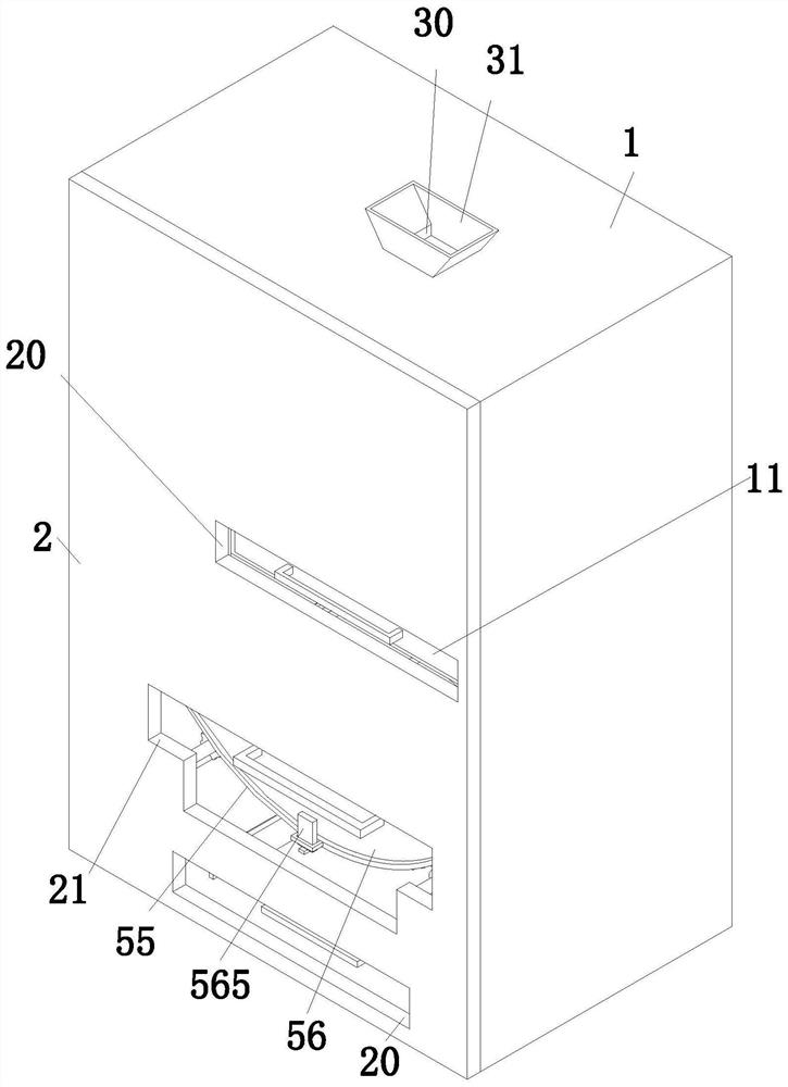 Recycled fine aggregate self-compacting concrete preparation system and preparation method