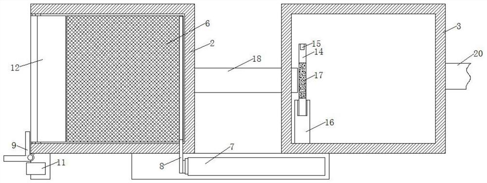 Sewage source heat pump system using waste water