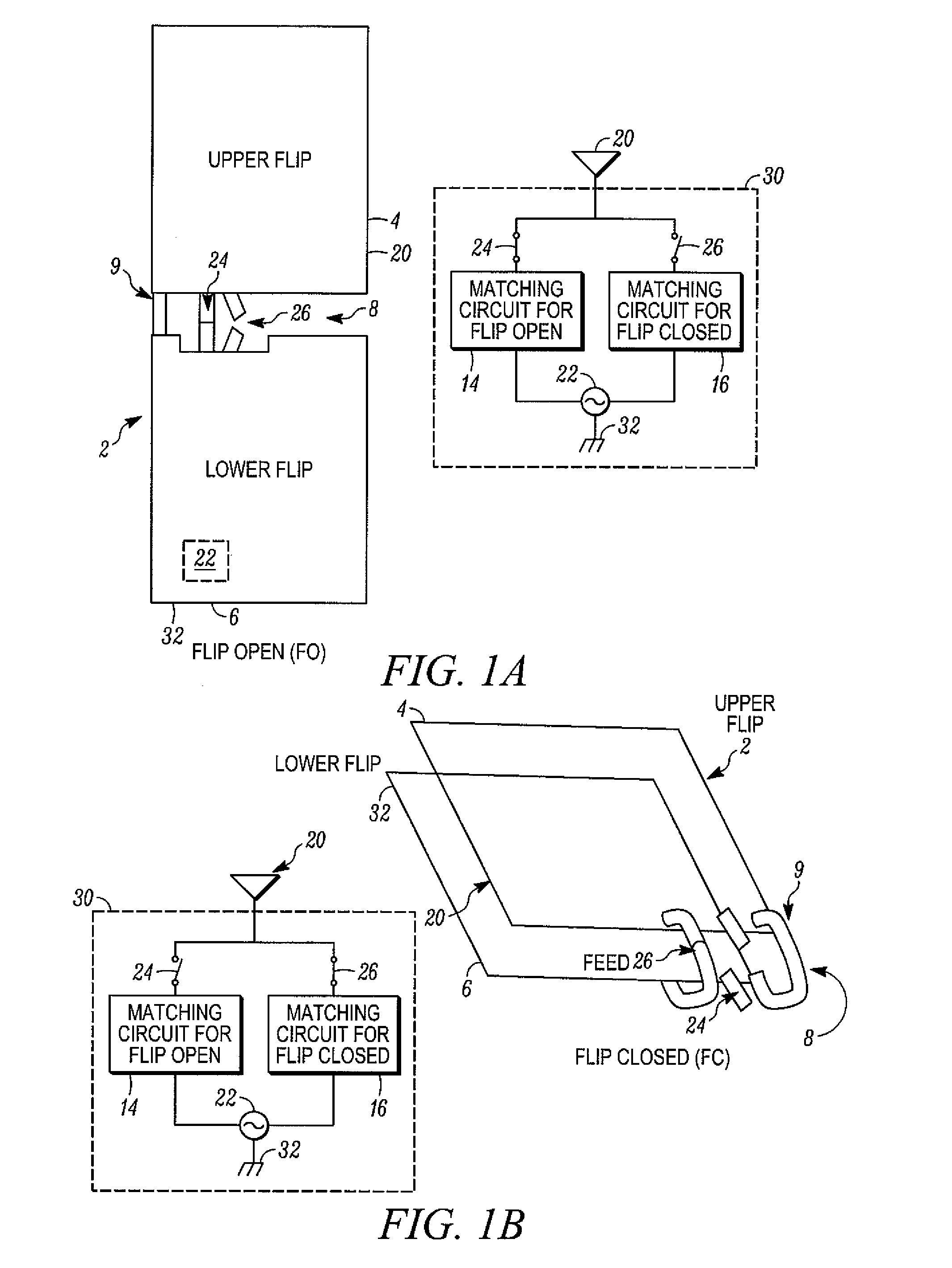 Antenna Arrangement for Hinged Wireless Communication Device