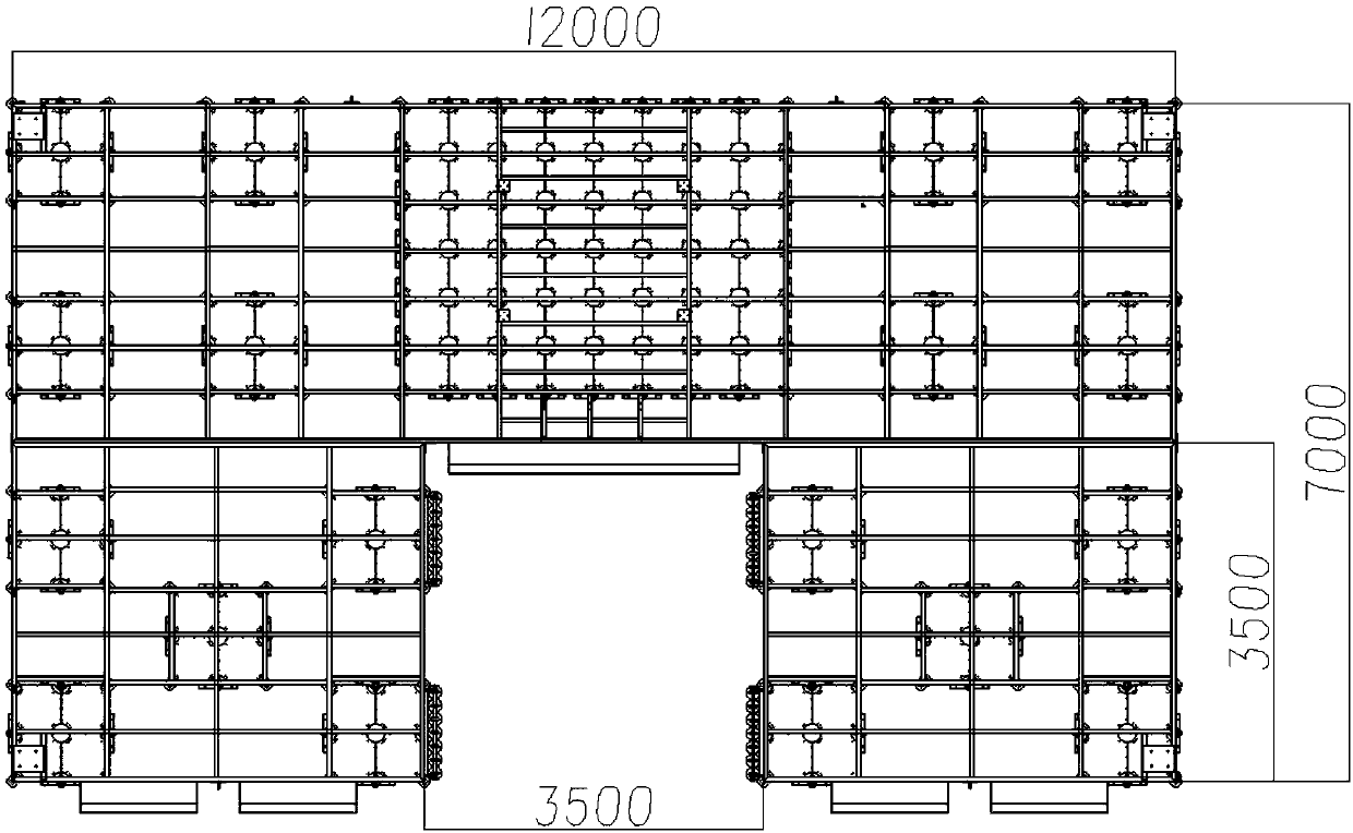 Wave suppression type water maintenance platform for seaplane