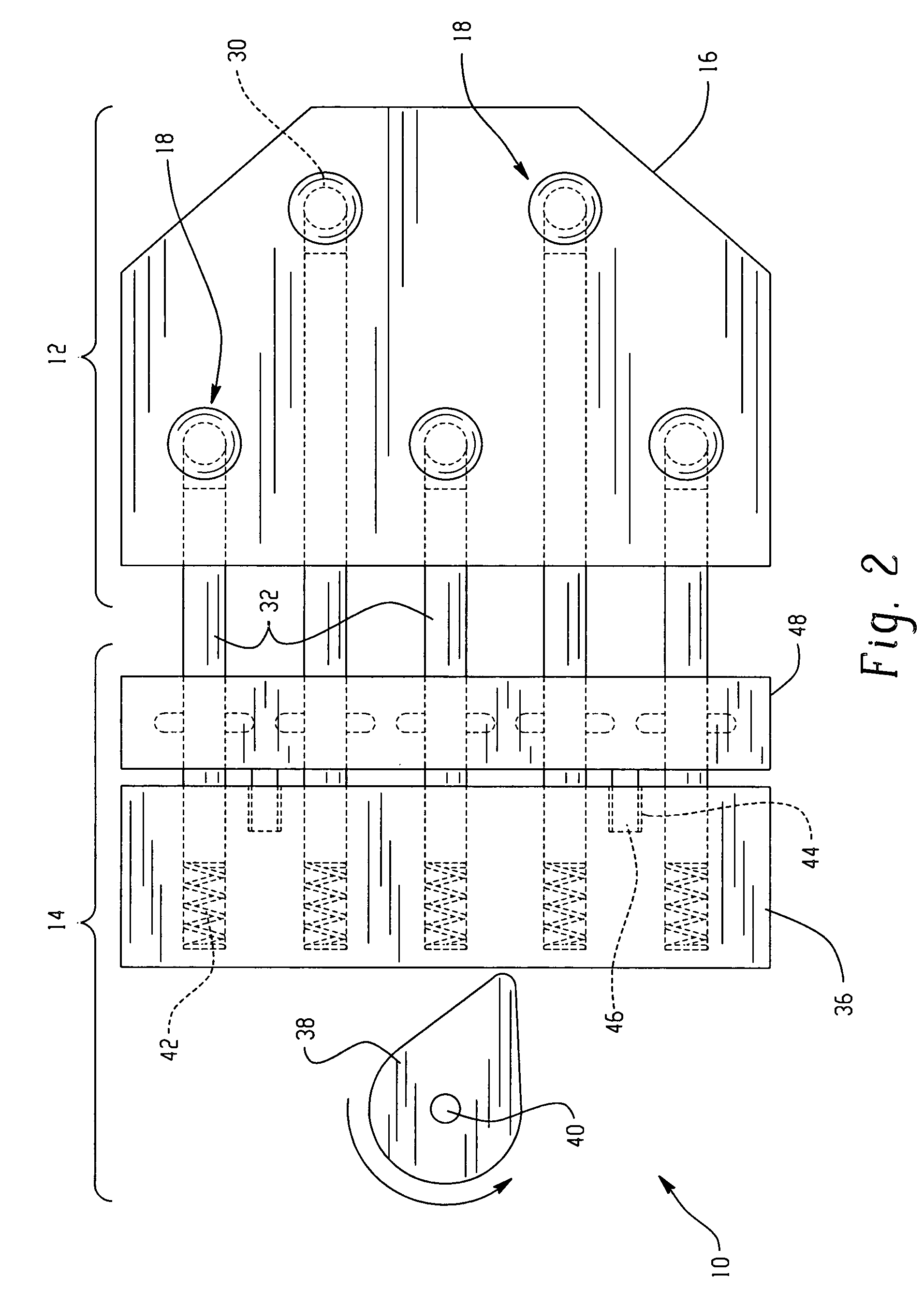 Reconfigurable clamp for a flexible manufacturing system