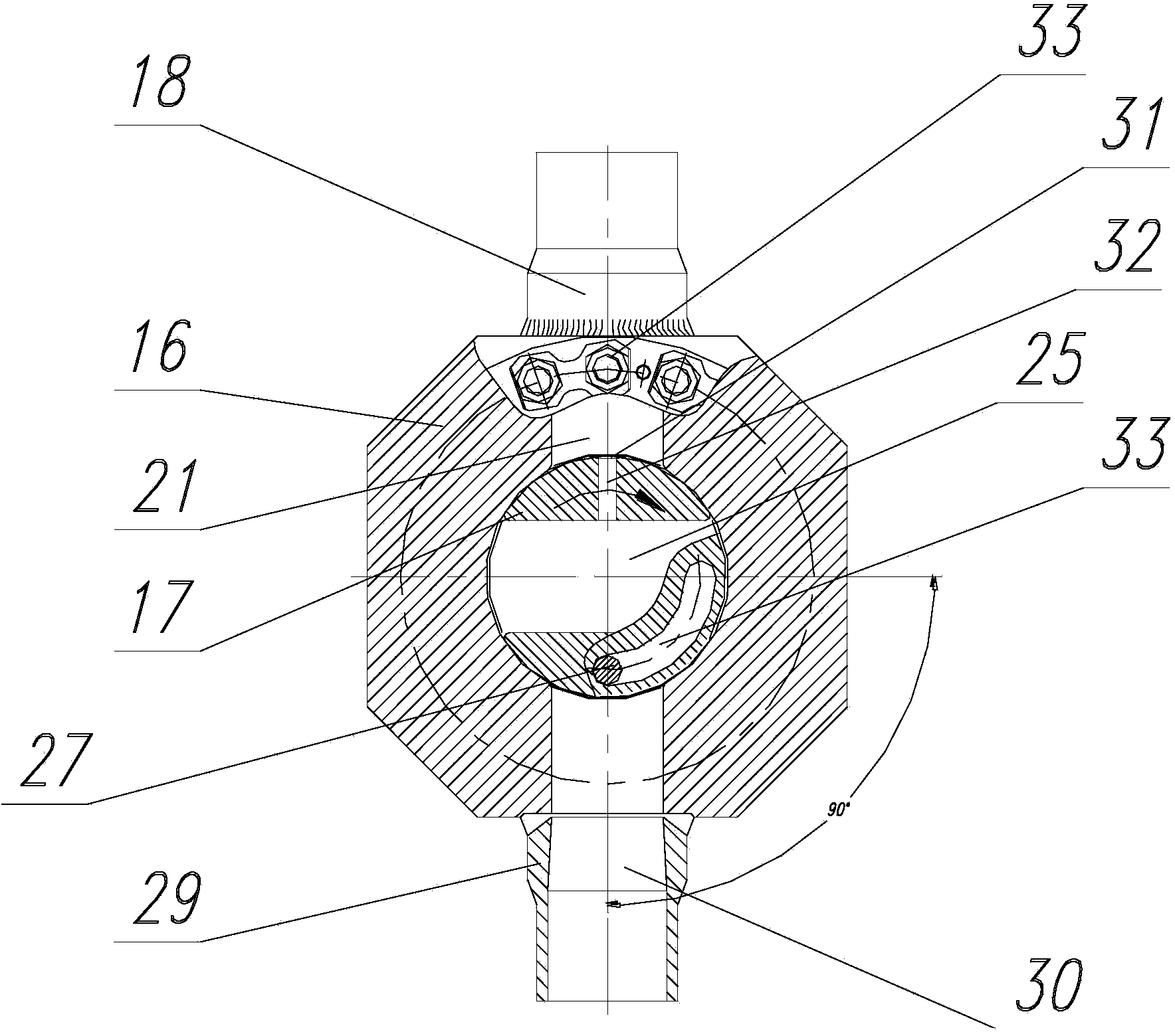 Burnup measuring and positioning device applied to high-temperature gas cooled reactor