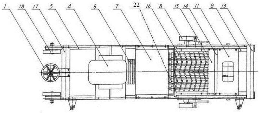 Extrusion moulding machine for two-row equal-number staggered hole slat