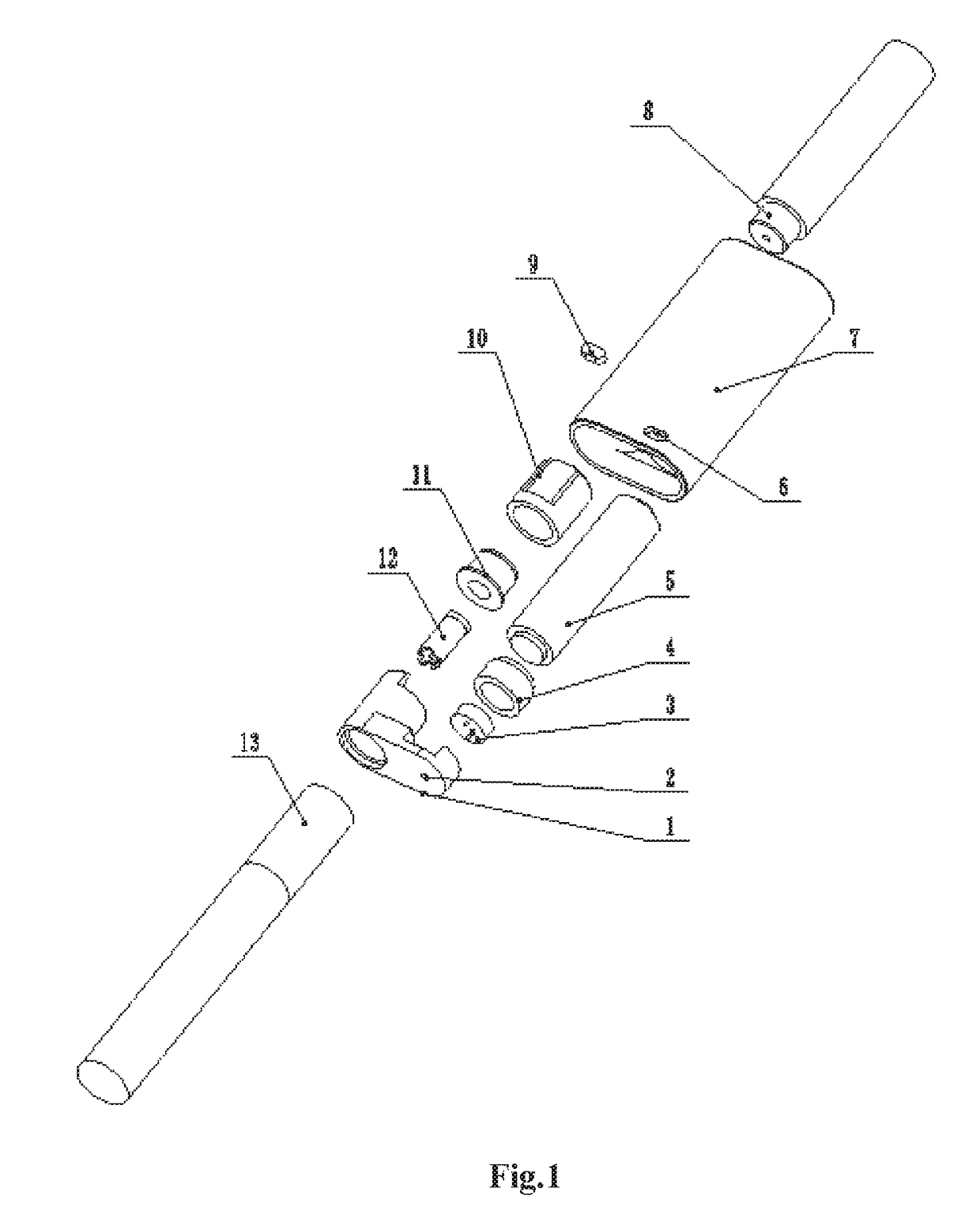 Cigarette smoking device having electronic atomization function and method for improving cigarette smoking quality