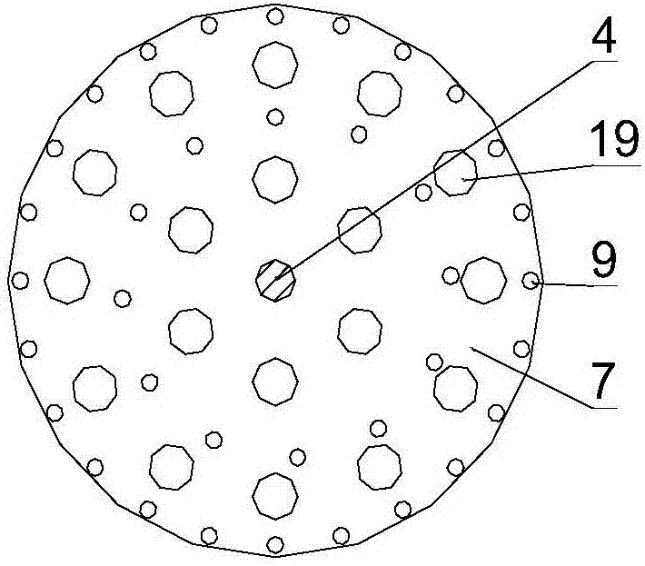 Planting and throwing device for remediation of heavy metal contaminated soil