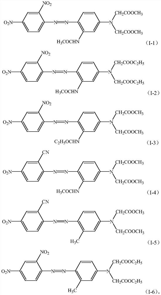 Disperse ruby dye composition and dye product