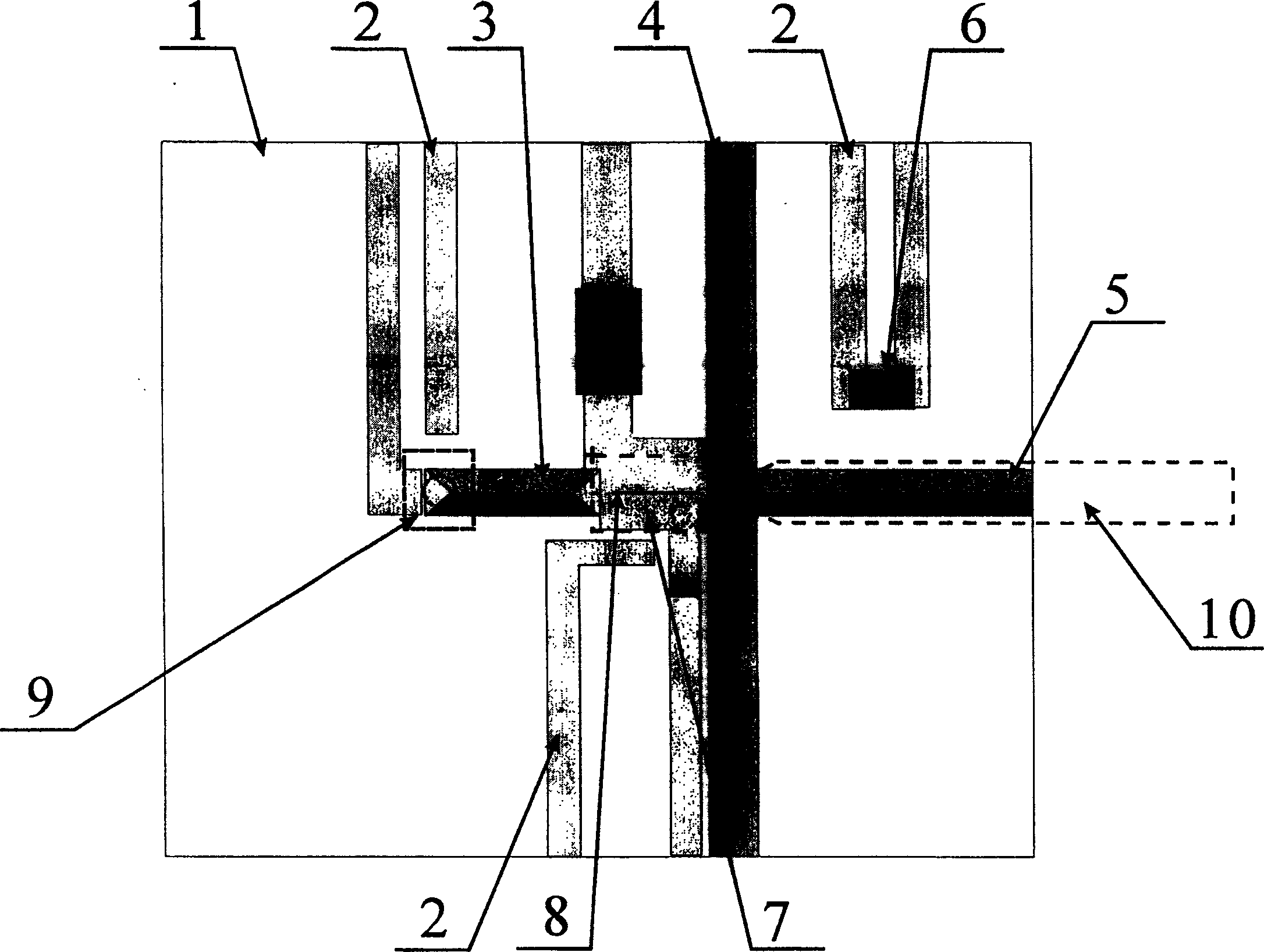 Semiconductor laser butterfly packaging device