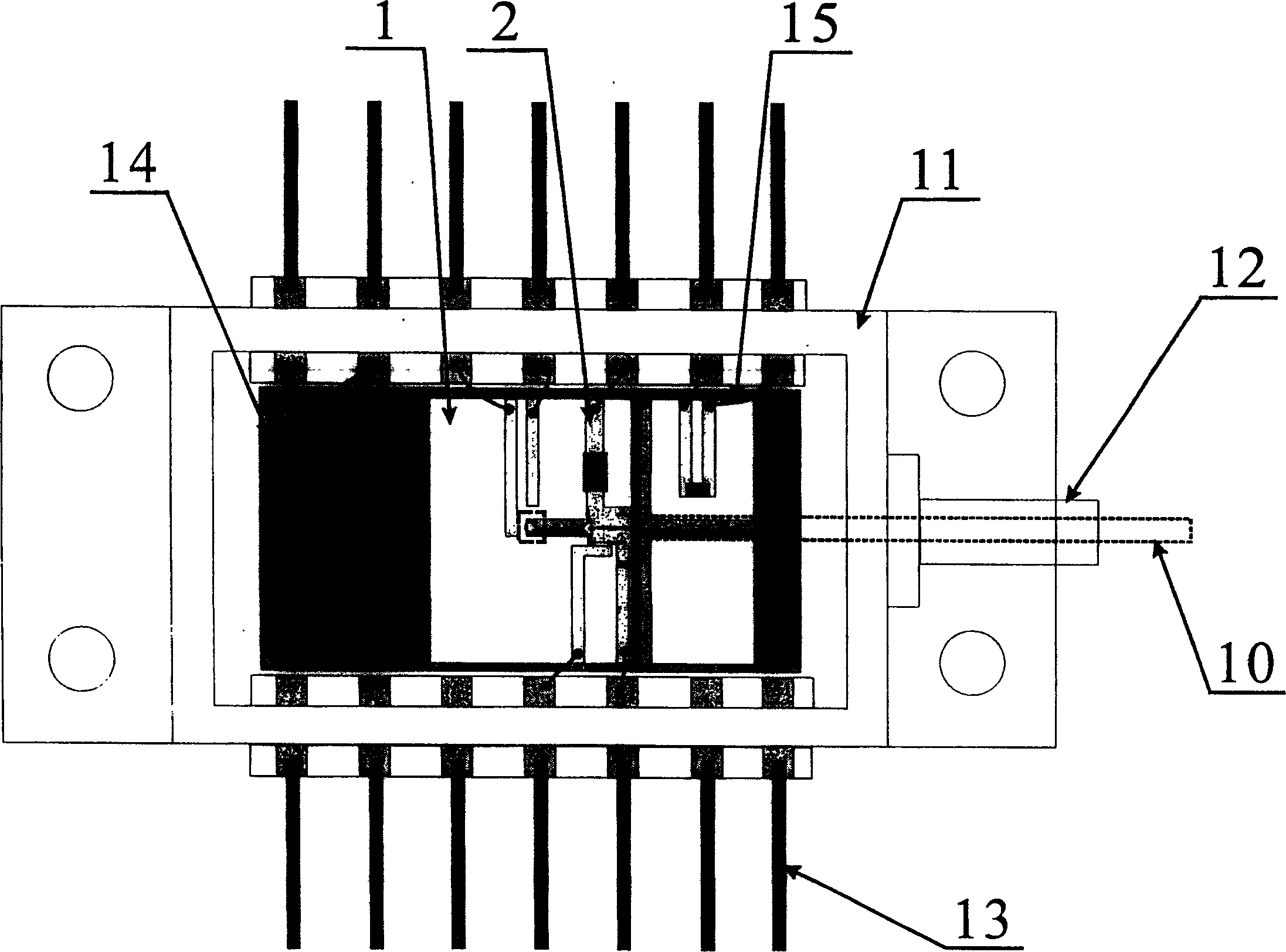 Semiconductor laser butterfly packaging device