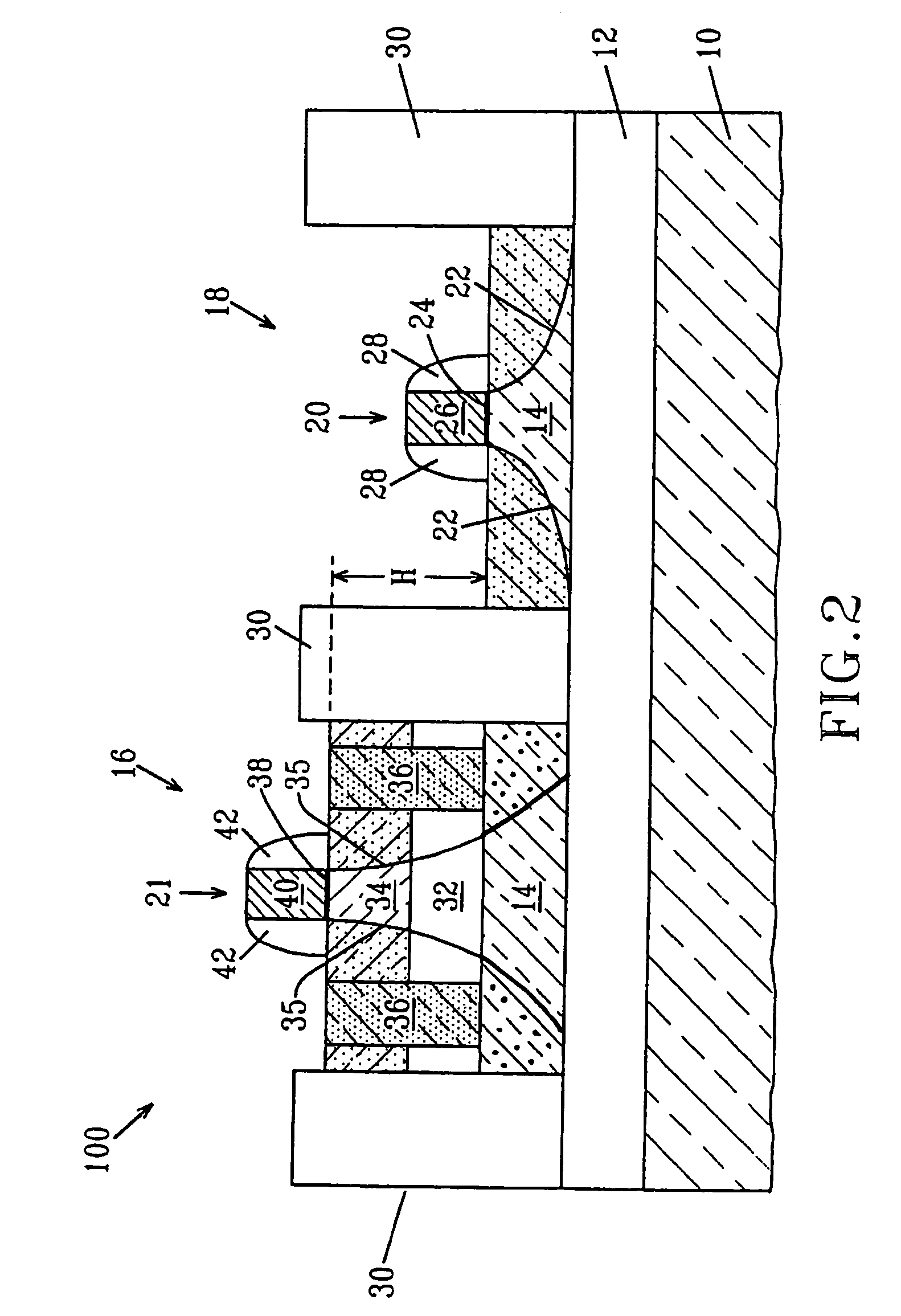 Double silicon-on-insulator (SOI) metal oxide semiconductor field effect transistor (MOSFET) structures