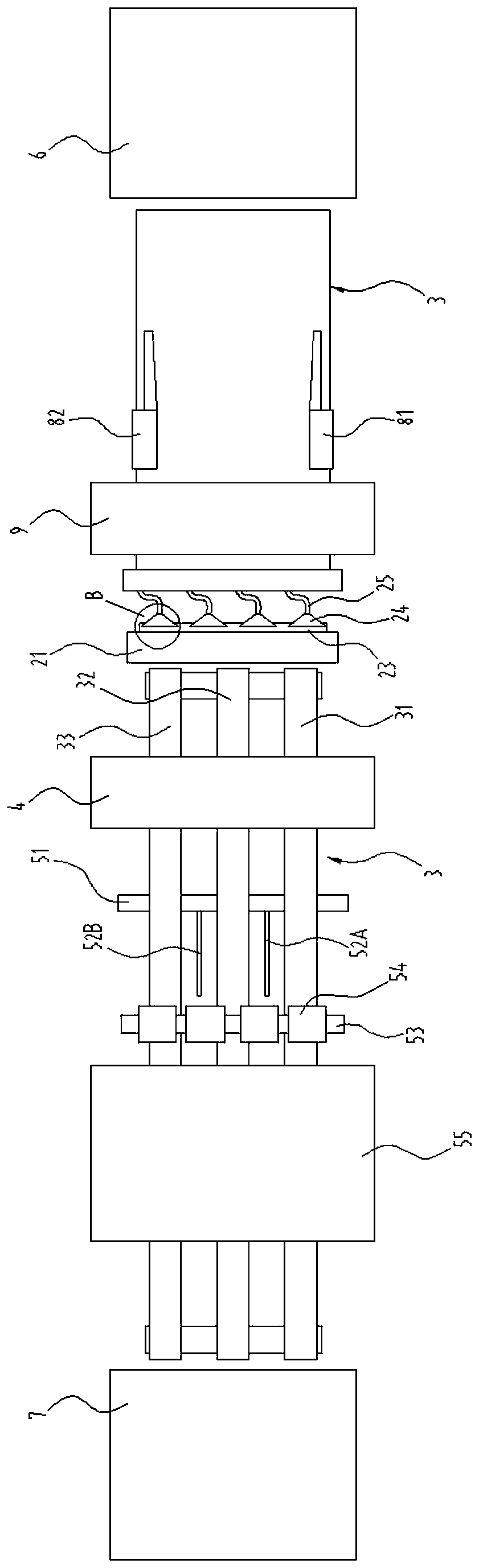 Full-automatic laser coding line