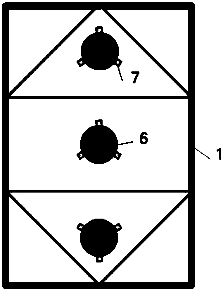 Skirt separation plate underground diaphragm wall-pile combined foundation