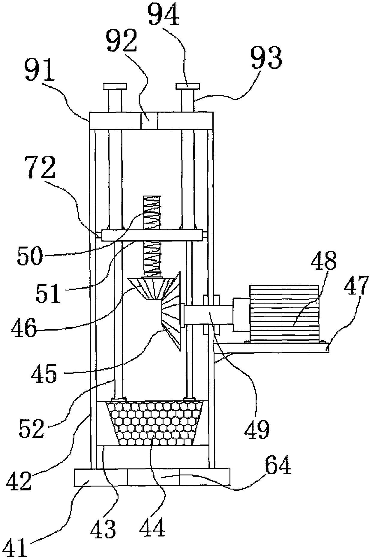 A photosensitive resin 3D printing device